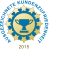 AUSGEZEICHNETE KUNDENZUFRIEDENHEIT 2015